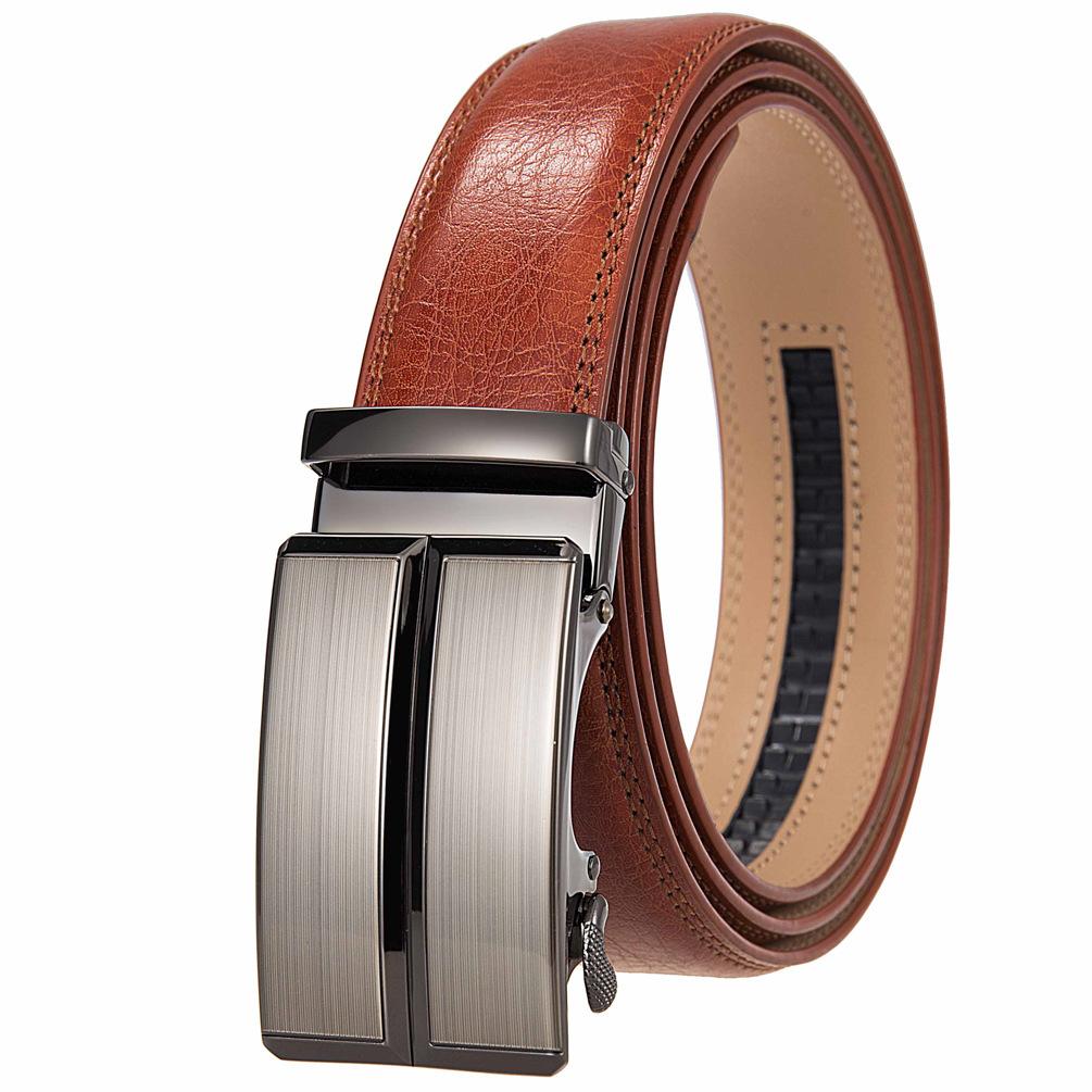 Двухслойный ремень, ремень с автоматической пряжкой, мужской ремень, повседневный, аксессуары Ly36-87136-1