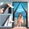 Magnetic Door Screen Mosquito Net Mesh Black Fly Insect Invisible Self-adhesive for Kitchen Indoor Living Room