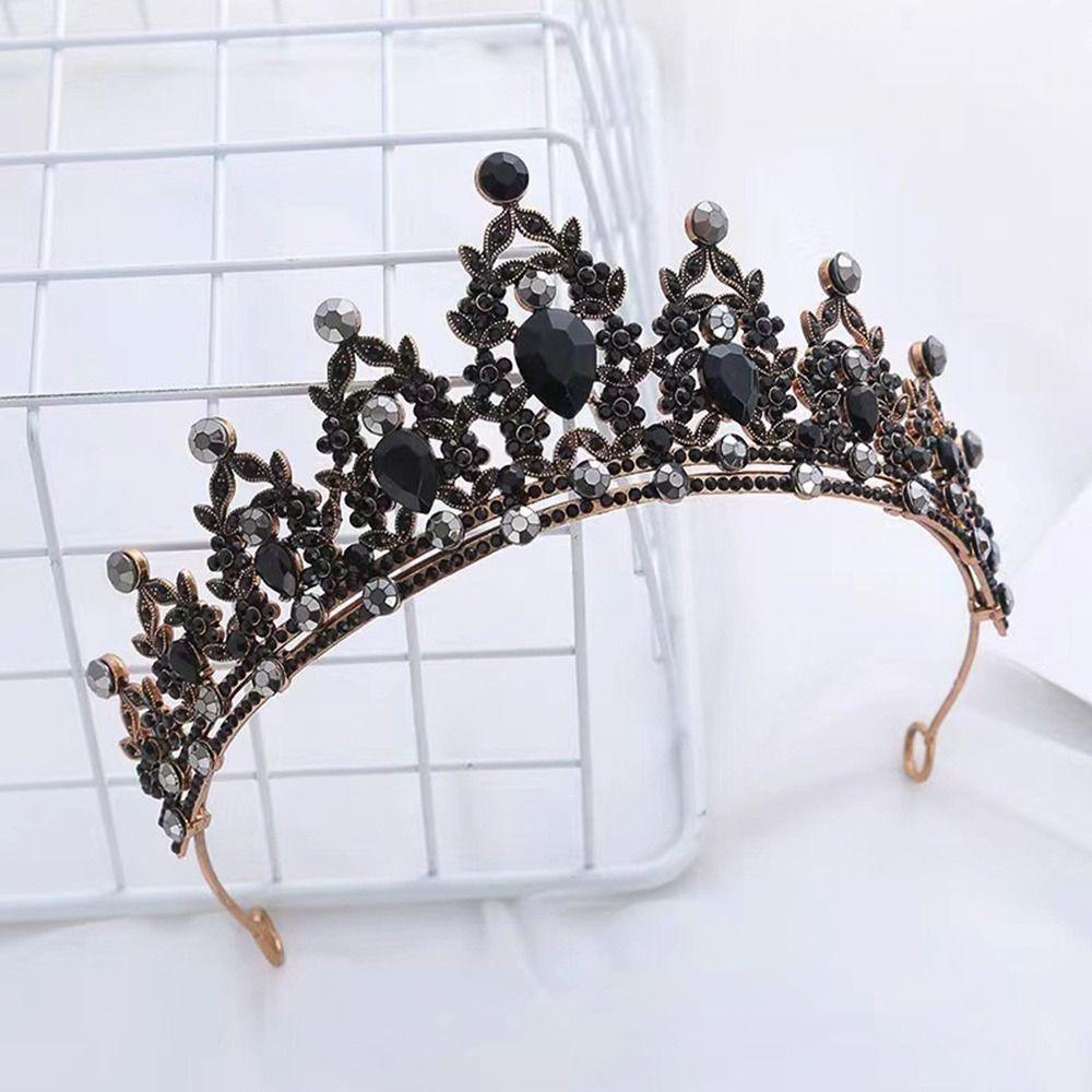 Элегантная Корона для Волос Сияющие Свадебные Хрустальные Украшения для Волос Тиары Принцессы Головной Убор Свадебные Украшения