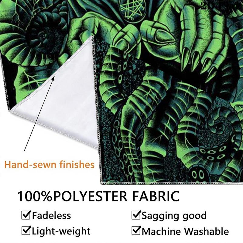 The Cultist of Cthulhu Pattern Home Decor Tapestry, Wall Hanging, Decorative RV Wall Cloth.MGT0918417