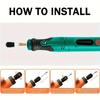 Mini Cordless Rotary Tools USB Charging Grinder Set Wireless Engraving Pen DIY Polish Rotary Carve Tool Set