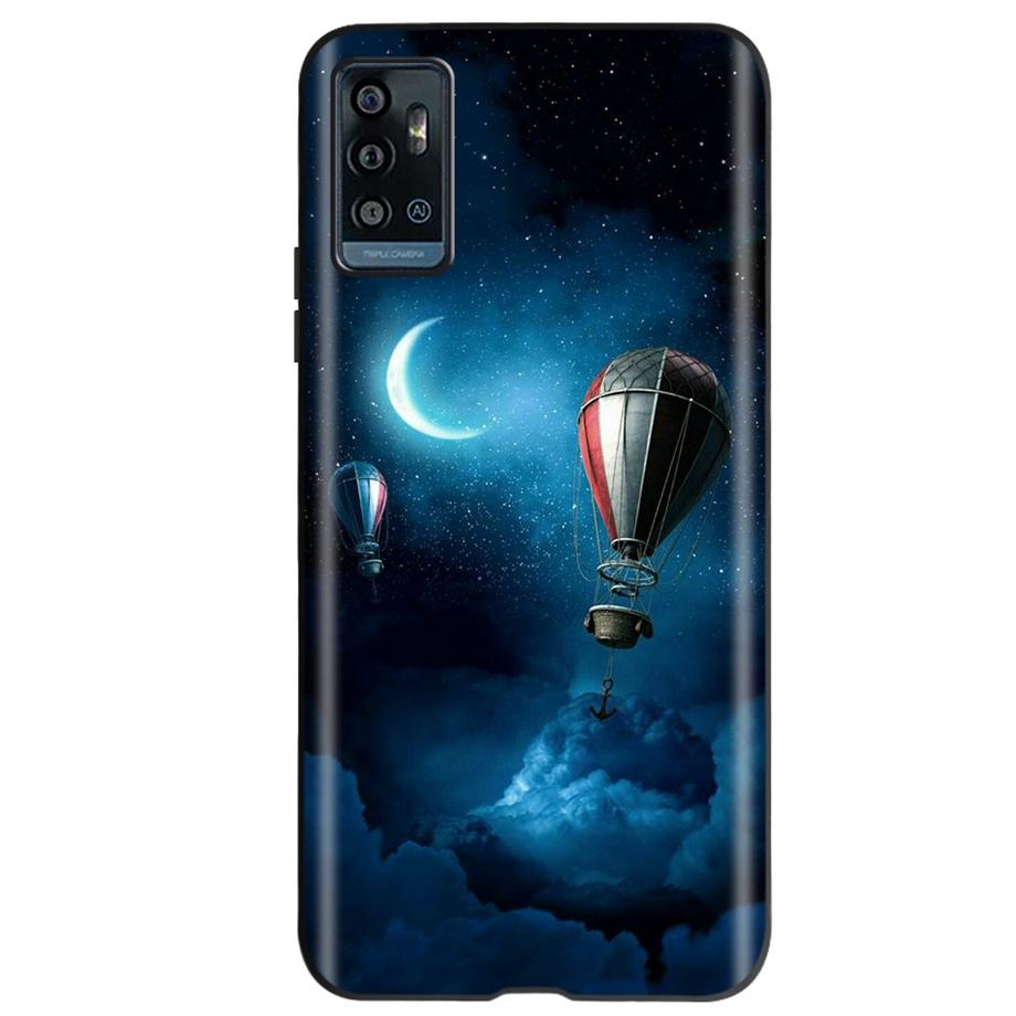 For ZTE Blade A71 Case Silicone Back Cover Phone Cases for zte blade A 71 a71 A7030 Soft Coque Fashion TPU bumper Eiffel Tower