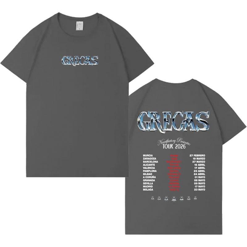 Rapper Gracasa Printed Tshirt for Tour Concert Pop Style Pattern Tshirt for Unisex Casual Shortsleeved Tshirt