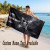 Burnley Football Design Beach Towel Custom Text Large Towel for Beach Vacation