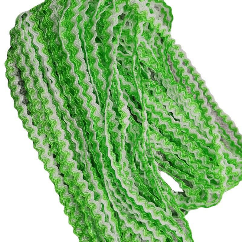 5 мм S-образный двухцветный волнистый узор изогнутый пояс матросская кружевная отделка для аксессуаров для одежды своими руками