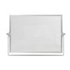Desktop Whiteboard Double-Sided Magnetic with 360 Degree Rotatable Bracket Portable Writing Board for Home Office