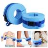 2Pcs Swim Aquatic Cuffs High-Density Foam Water Aerobics Float Ring Swimming Fitness Training Aid Pool Exercise Equipment