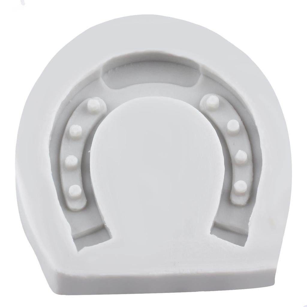 Horseshoe Silicone Mold Horseshoe Hoof Fondant Molds Cake Decorating Tools Theme Cake Dessert Decorated Chocolate Candy Mold