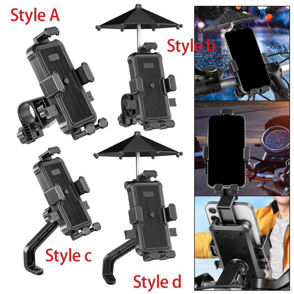 Держатель для телефона на мотоцикле, держатель для велосипеда, зажим с пятью когтями для телефонов от 4,7 до 7,2 дюйма, велосипед