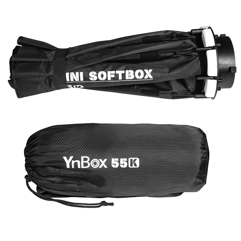 YnBox 55K 55 см/22 дюйма восьмиугольный софтбокс для фотосъемки со съемным диффузором и сумкой для переноски с креплением Bowens