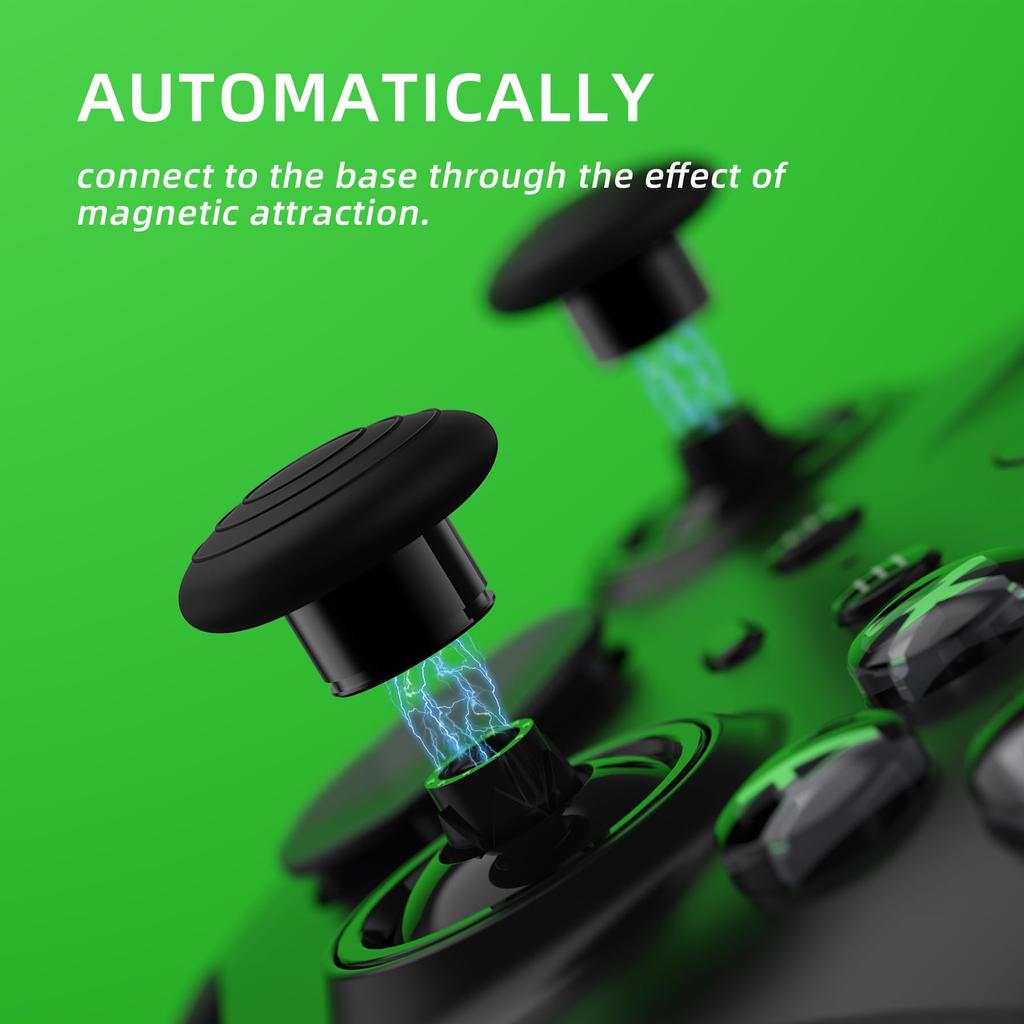eXtremeRate 13 In 1 Combi Metal Kit for Compatible with Xbox Elite Series 2 6 Metal Thumbsticks Adjustment Tool 2 Directional Keys 4 Back Paddles