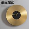 Nordic Aesthetic Metal Wall Clocks Minimalism Clock Watch for Living Room Clock Unique Modern Mechanism Silent Creative Decoration for Bedroom