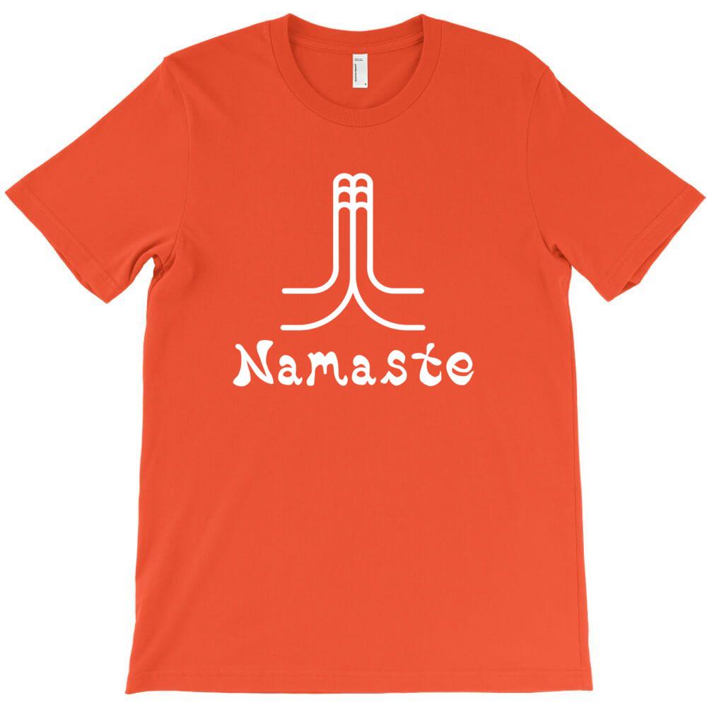 Namaste T Shirt Print For Man Short Sleeved Tees Pre Cotton Tops Short Sleeve Tees The