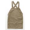 Maruwa Trading Canvas Apron Back Cross 20oz Olive Free Size