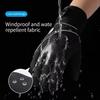 Outdoor Cycling Sports Warm Gloves for Men and Women Hiking Anti Slip Waterproof Thick All Finger Glove Plush Skin Friendly Warm