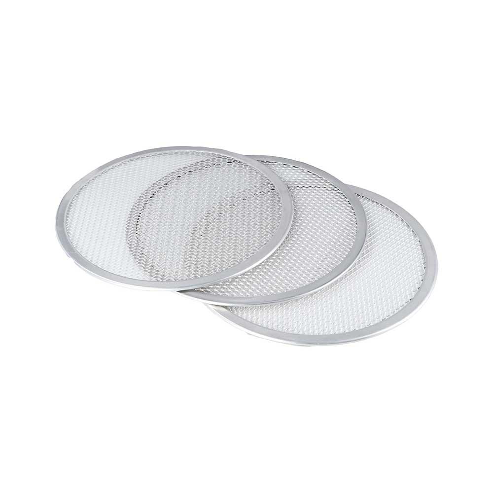 High Quality Flat Bakeware Aluminium Mesh Baking Tray Net Pizza Screen Pizza Tools Kitchen Gadget