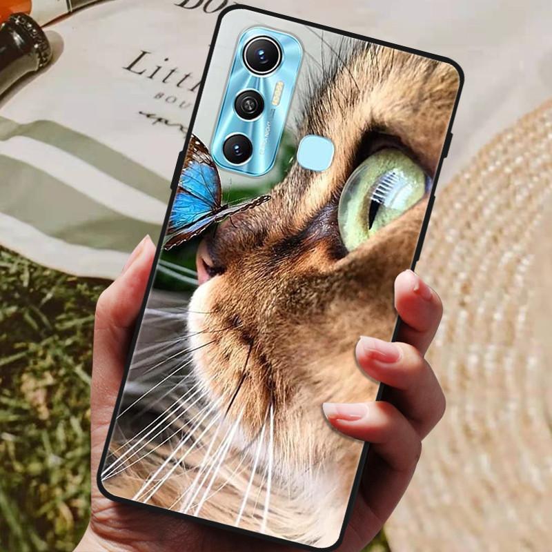 Для Infinix Hot 11 Чехол Мультяшная Задняя Крышка Силиконовый Чехол для Телефона Для Infinix Hot11 X662 Футляры Для Infinix Hot 11 Мягкий Чехол