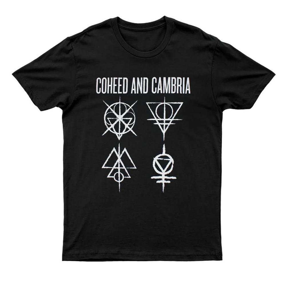 ГОРЯЧАЯ НОВИНКА Футболка Coheed and Cambria Черная Унисекс S До 5XL Унисекс Футболка