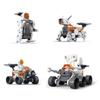 4в1 Stem Toys Космический робот Stem Building Toys Обучающие строительные блоки 138 шт. Детские строительные игрушки
