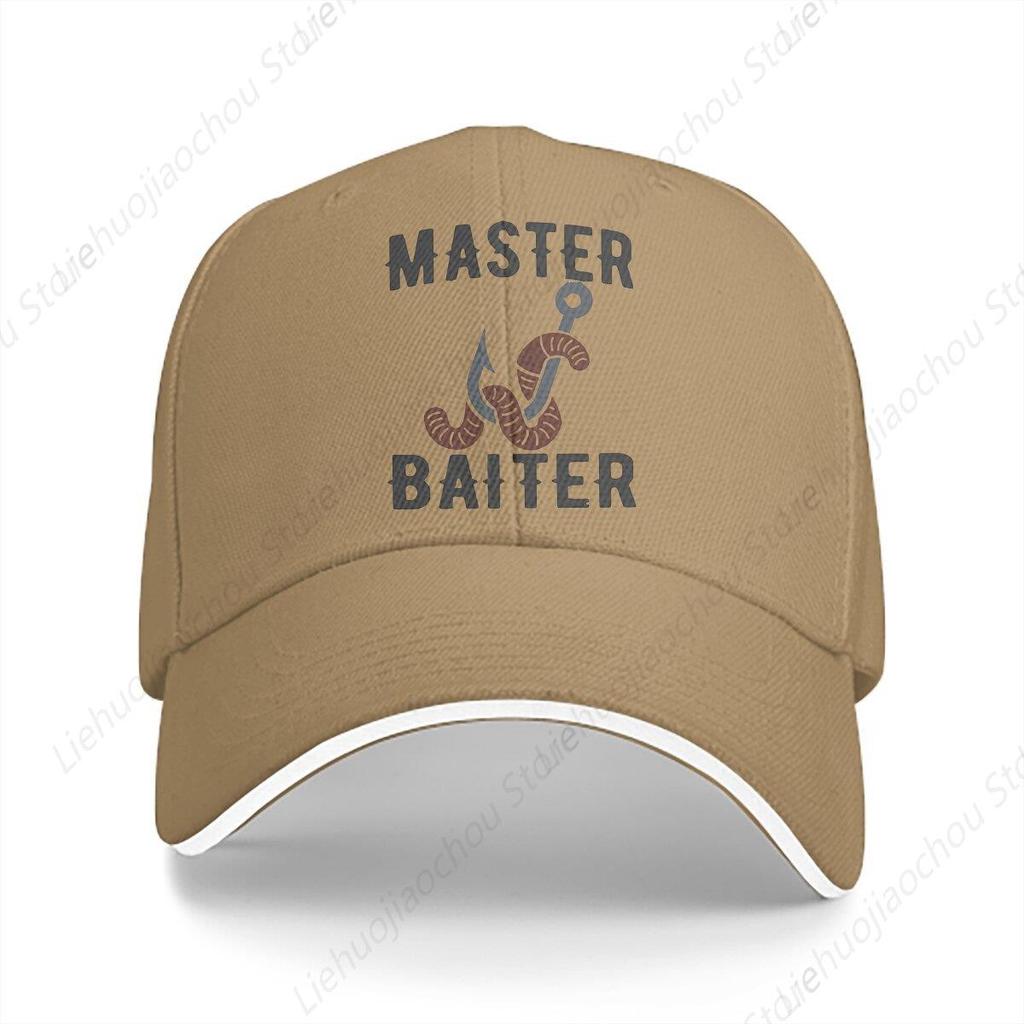 Master Baiter Funny FisherUnisex Classic Baseball Cap Unisex Hats Visor Protection Snapback Gifts Caps