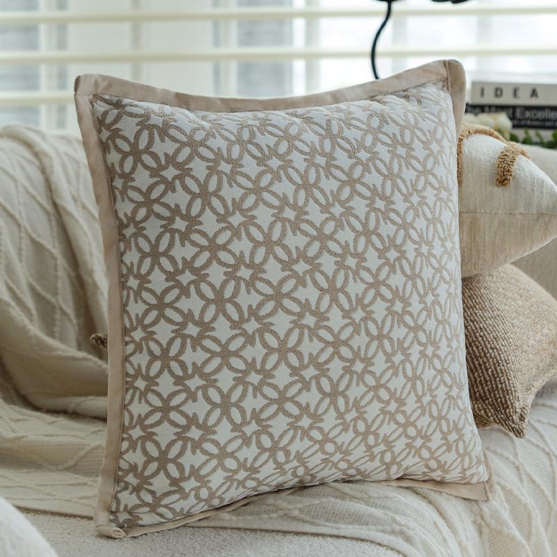 Коричневая подушка, Античный стиль, Наволочка в стиле ретро, Французский стиль, Гостиная, Диван-кровать, Подушка, Подушка для эркерного окна, Подушка для поясницы