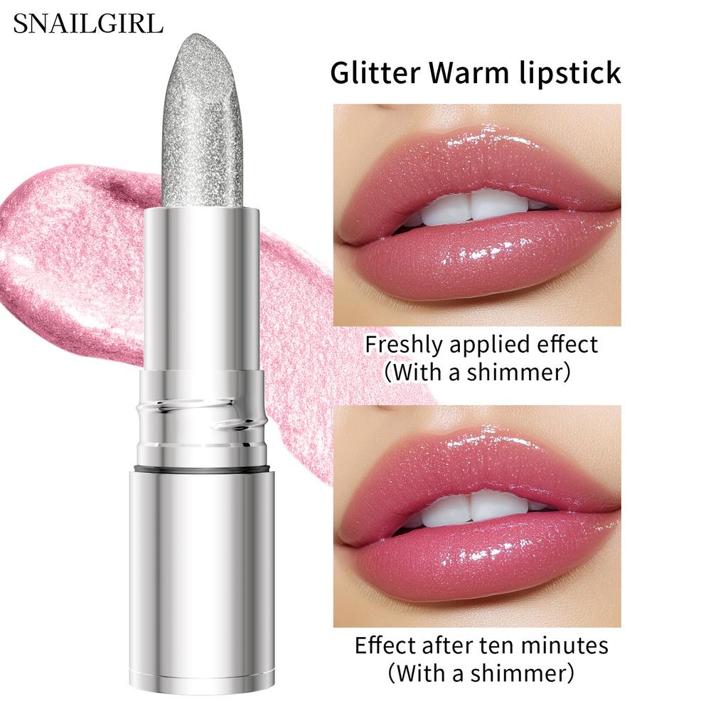 Помада Color Change Lipstick Antistick Cup Lip Gloss Увлажняющий Увлажняющий Теплый Изменение цвета Помада