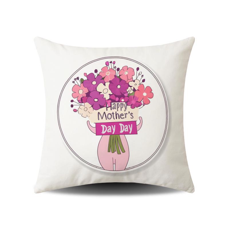Mother's Day Holiday Atmosphere Cushion for Home and Office Decor
