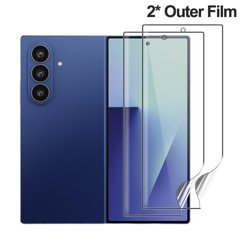 Гидрогелевая пленка Fold7 для Samsung Galaxy Z Fold 7 6 5 Защитная мягкая пленка для экрана с защитой от царапин для ZFold7 ZFold6 zfold5
