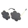 Sunglasses for women, new European and American style, unique frameless floral sunglasses, high-end street style, hip-hop eyewear