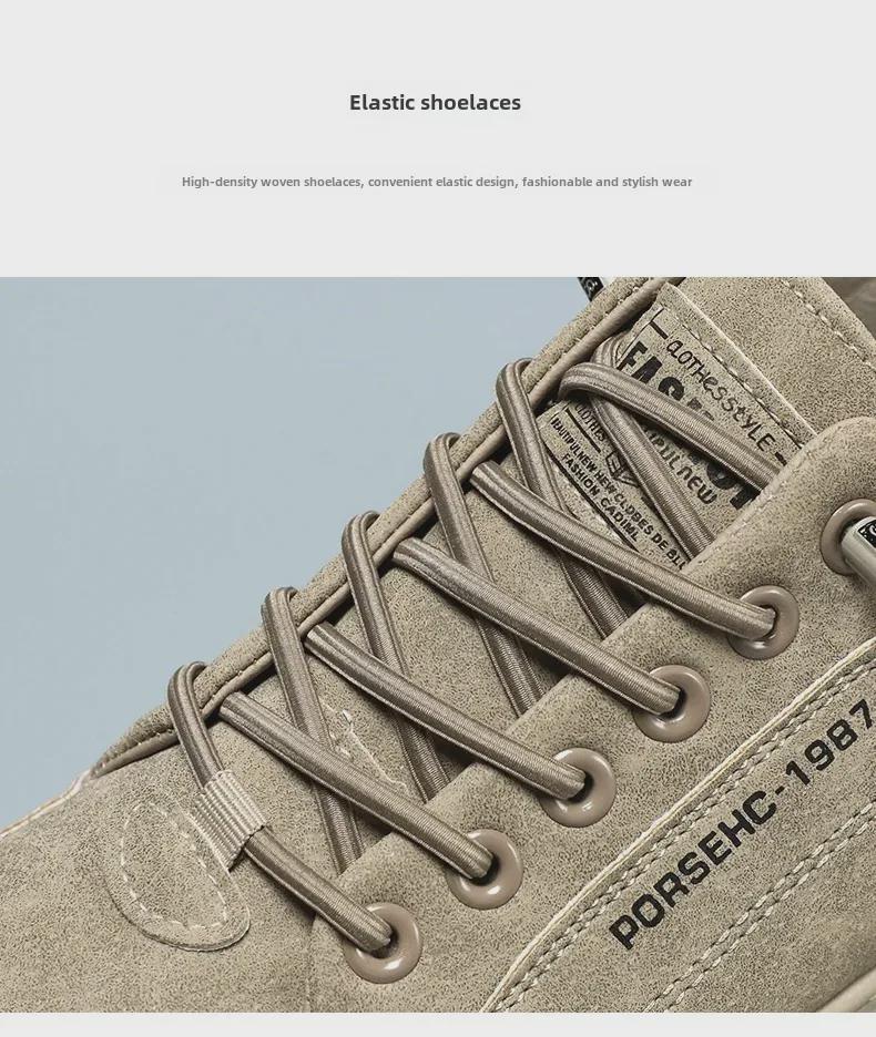 Осенние мужские дышащие рабочие и повседневные кроссовки — модная универсальная защитная обувь