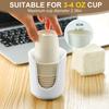 Plastic Cup Holder U-Shaped Grooves Opening Cups Cup Storage Keeping Top Counters Neat Anti-Slip