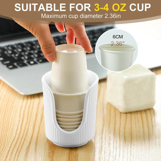 Plastic Cup Holder U-Shaped Grooves Opening Cups Cup Storage Keeping Top Counters Neat Anti-Slip