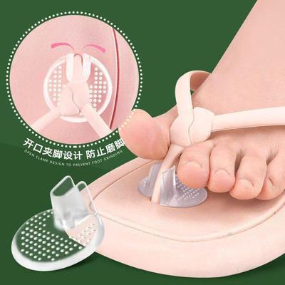 Силиконовые нескользящие массажные накладки для передней части стопы для шлепанцев и сандалий