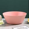Reusable Cereal Bowls Environmental Wheat Straw Soup Bowls Lightweight Food Grade Plastic Rice Salad Bowl Dinnerware
