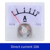 91C16 Analog DC Ammeter Mechanical Pointer Type Ampere Meter Panel Current Meter For Industrial Mining And Power Applications