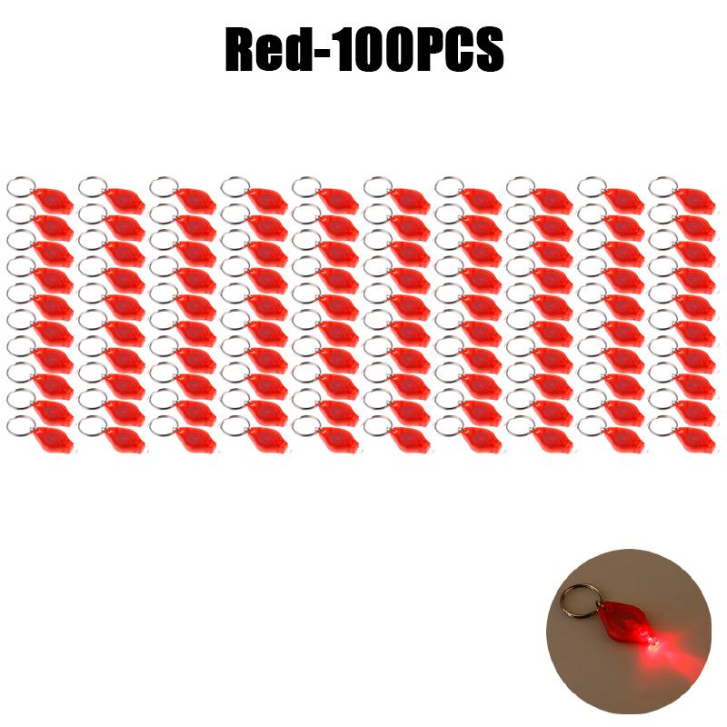 100 шт. мини светодиодный брелок фонарь УФ-фонарик УФ-свет карманный аварийный фонарь мини-фонарик черный свет брелок фонарики