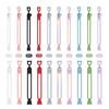 10pcs Silicone Cable Ties Self-Locking Cable Holder Colorful Flexible Cable Winder Wire Organizer For TV Charging Cable Storage