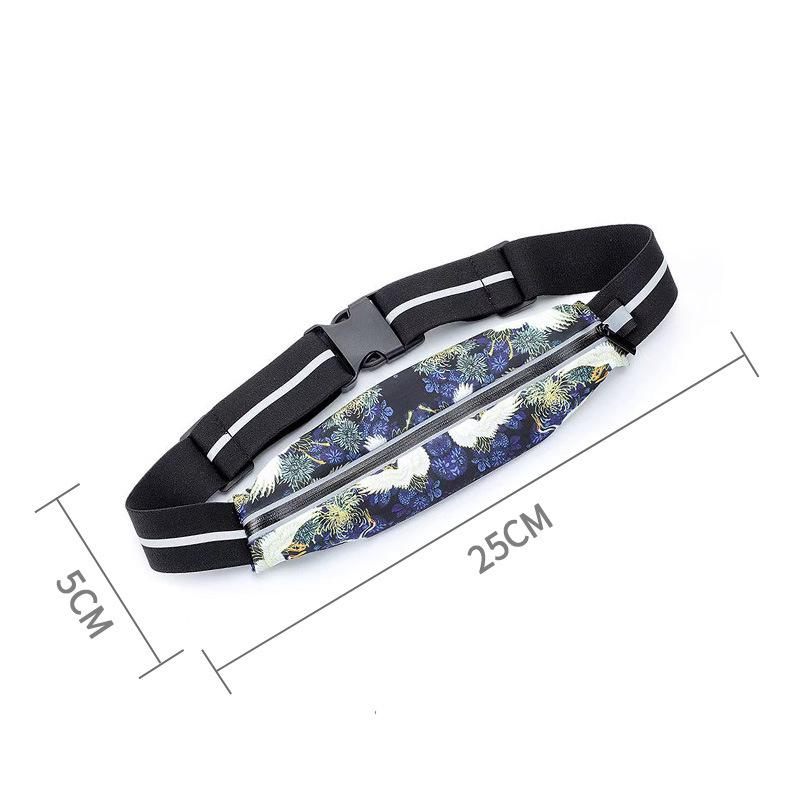 Высококачественная водонепроницаемая легкая поясная сумка для бега - Эластичная, незаметная конструкция для фитнеса и хранения телефона