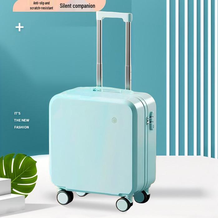 18" Дорожный чемодан ручной клади с универсальными колесами и замком, Прочный чемодан на колесиках для студентов, Доступна 20" версия