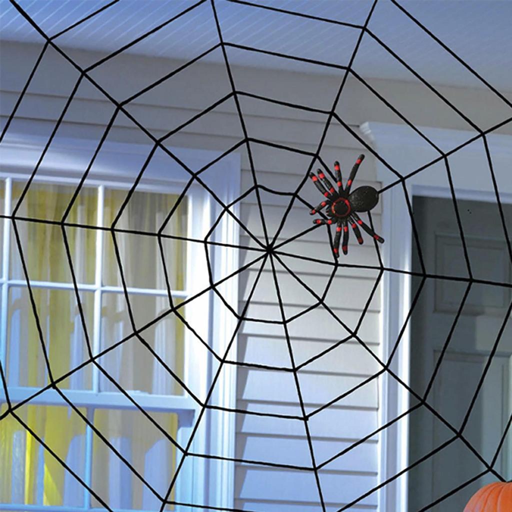 Halloween Decoration Fixable Simulation Spider-Web Decorative Props For Home
