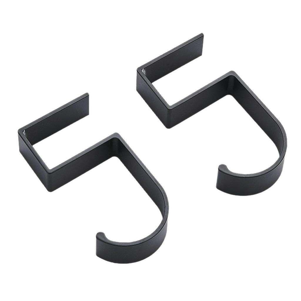 1pc 5-Shaped Aluminum Alloy Wall Hooks Bag Holder For Table Side Hanger Bag Hook Non-Sticky Removable Hook Detachable Hook
