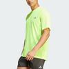 Adidas Ultimate Engineered Knit T-Shirt With Plain Logo Men Tops Lemon-Green HZ4439