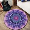 120/100/80/60 см круглый ковер, напольный коврик для йоги, украшение для гостиной, детская спальня, стул, коврики, ковер Мандала, нескользящий