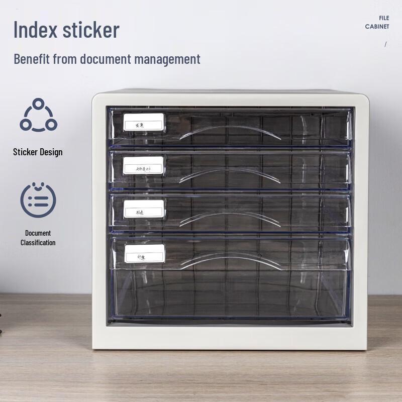 Deli Desktop File Cabinet with Drawers