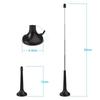 DAB FM Antennas with 3 Adapter High Gain FM Telescopic Antenna 75Ohm Indoor FM DAB Radio Antennas for Household Digital FM Radio