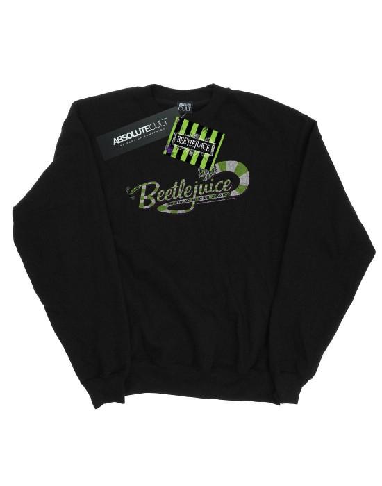 Beetlejuice Mens Sandworm Alt Logo Sweatshirt