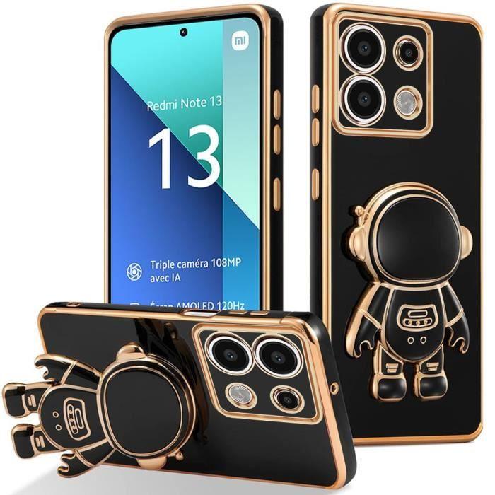 Чехол - E.F.CONNECTION - Для Xiaomi Redmi Note 13 4G - Противоударный - Гибридный силикон - 3D подставка-астронавт