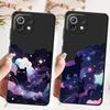 Черный кот Звездная ночь Чехол для Xiaomi Mi 11T 10T 12X 11 12 12T Pro 14 13 Lite Funda Чехол для телефона