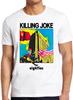 Футболка Killing Joke Восьмидесятые Панк-Рок Ретро Крутой Топ Футболка Одежда Графическая Футболка с коротким рукавом Унисекс Всесезонная Унисекс Футболка