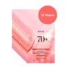 Peach 70 Niacin Serum Beauty Mask 25ml × 10 Sheets – Brightening & Hydrating Korean Sheet Mask